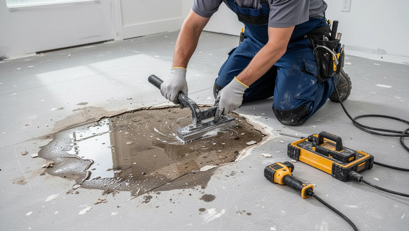 Floor Water Damage Repair