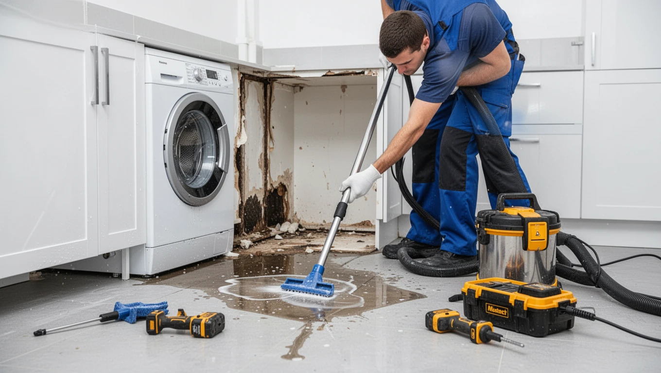Appliance Leak Cleanup