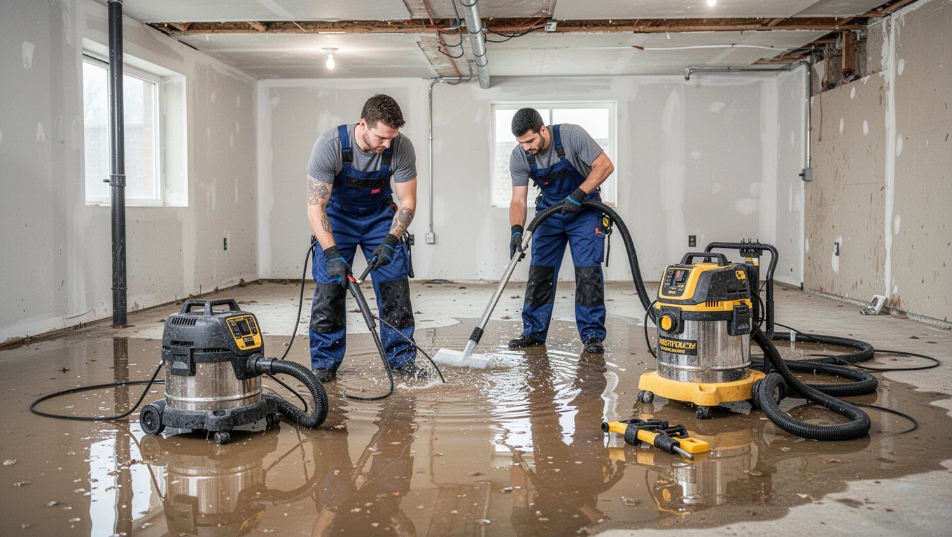 Flooded Basement Cleanup